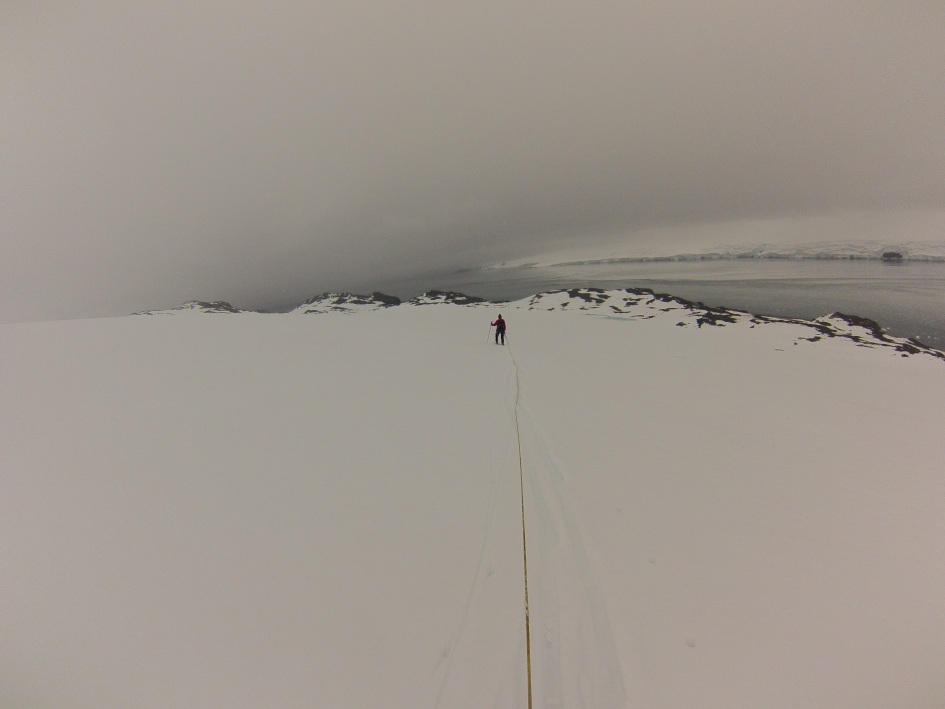 Антарктика, В свръзка с Васил Гурев през ледника Перуника
