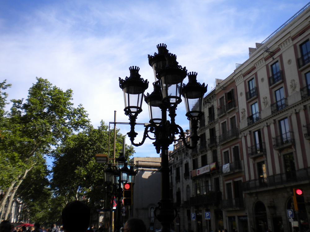 Испания, Барселона, Фенерите по Рамбла
