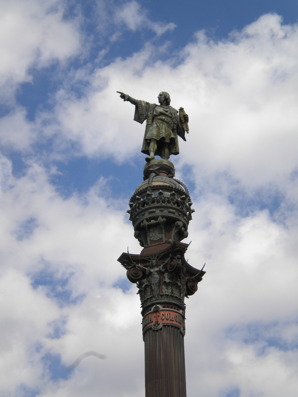 Испания, Барселона, Статуята на Колумб
