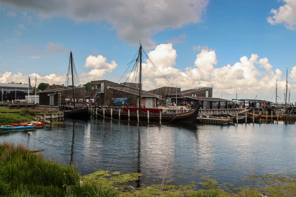 Дания, Roskilde, пристанището с викингските кораби
