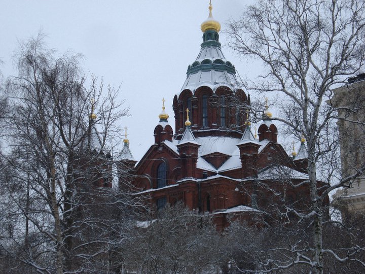 Финландия, Хелзинки, православна църква Успенски
