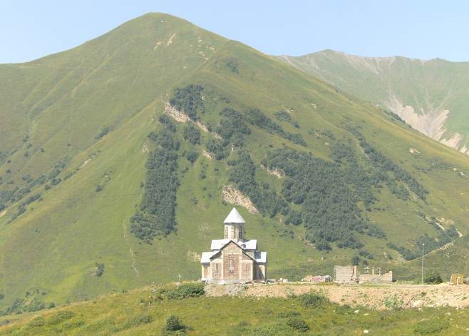 Грузия, Високопланинското селище и ски-курорт Гудаури
