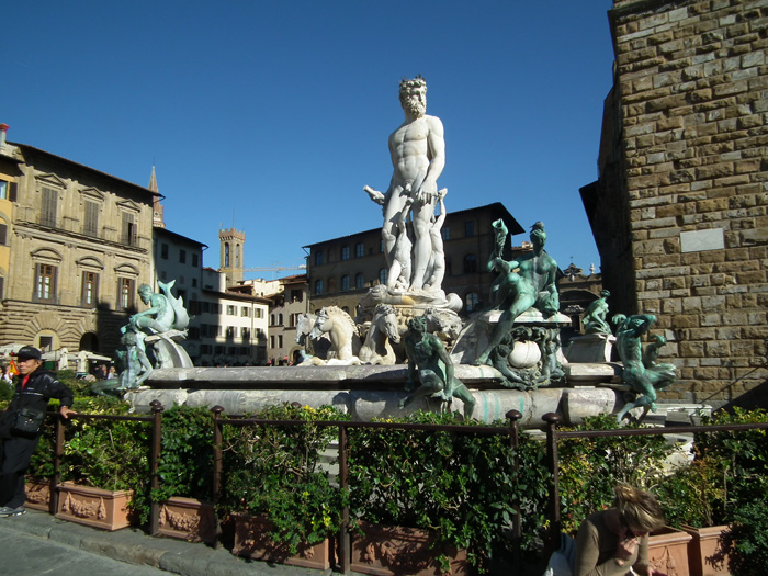 Италия, Флоренция, Фонтанът на Нептун
