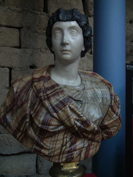 Италия, Рим, Портрет на жена, която носи перука
