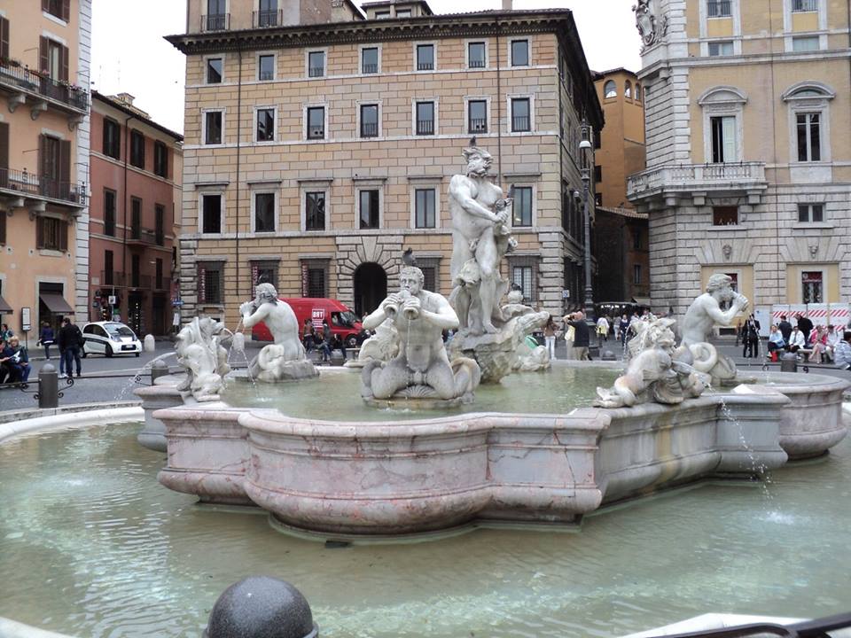 Италия, Рим, фонтан на Мавъра
