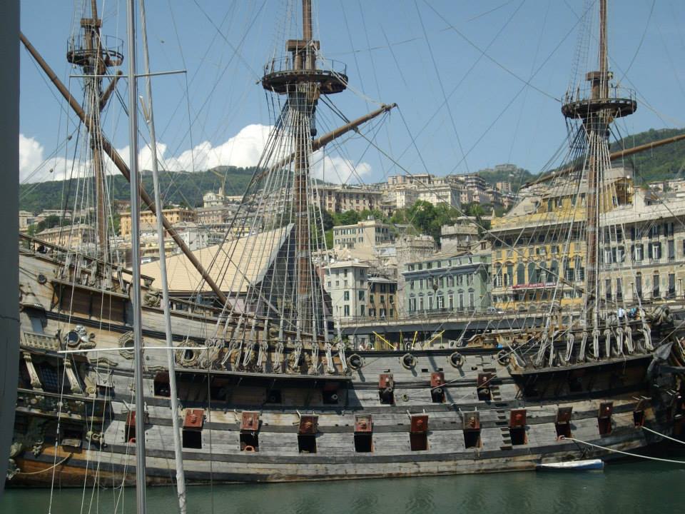 Италия, Генуа, пиратската галера
