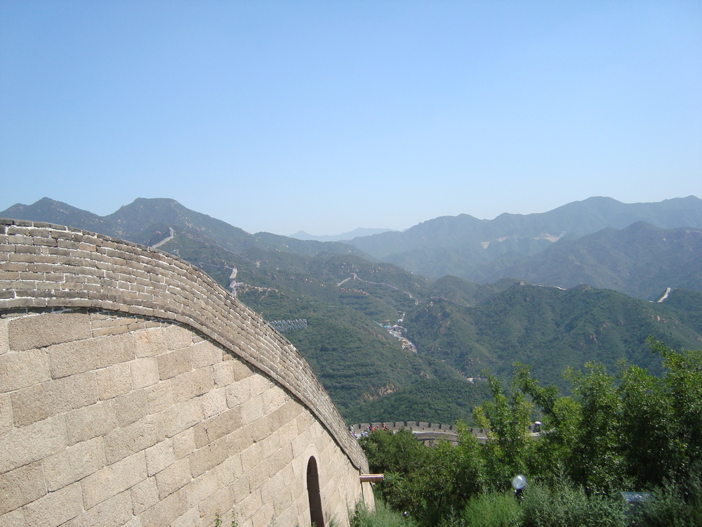 Китай, Пекин, панорама от Стената
