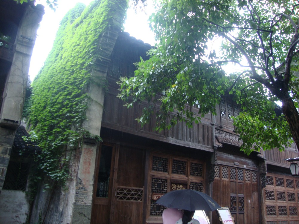 Китай, старинни фасади

