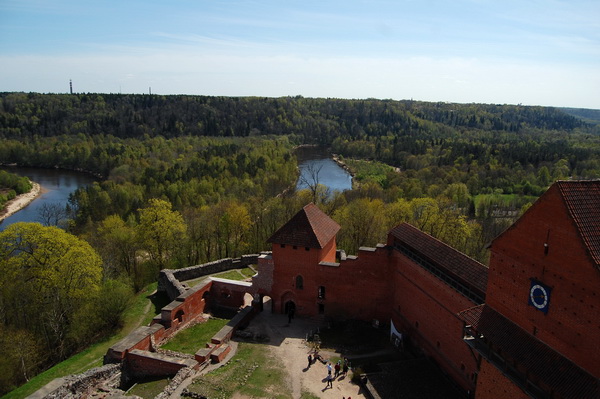 Латвия, замъка Турайда
