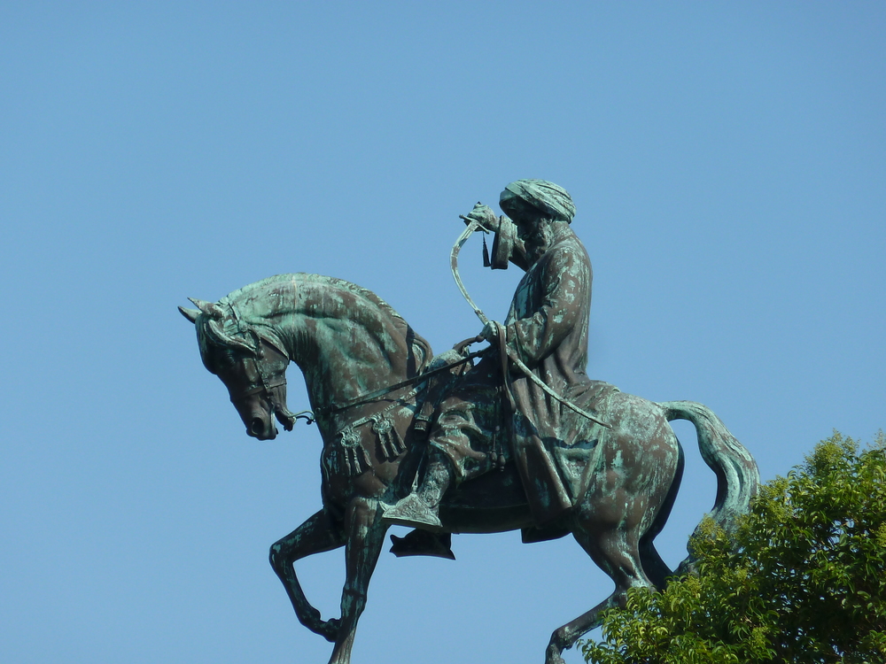 Гърция, Кавала, Бронзовата статуя на Мехмет Али
