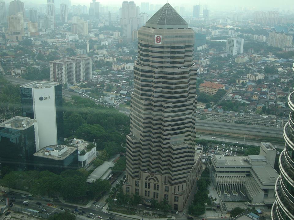 Малайзия, Поглед от Sky bridge Petronas Towers 
