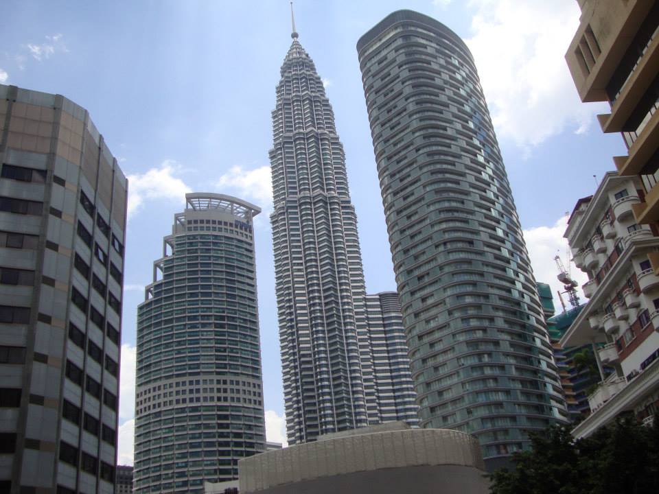 Малайзия, Изглед от прозореца на стаята ни към Petronas Twin Towers  
