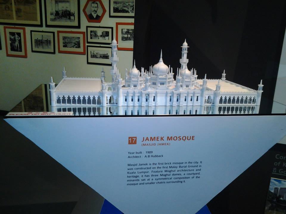 Малайзия, Макет на Masjid Jamek

