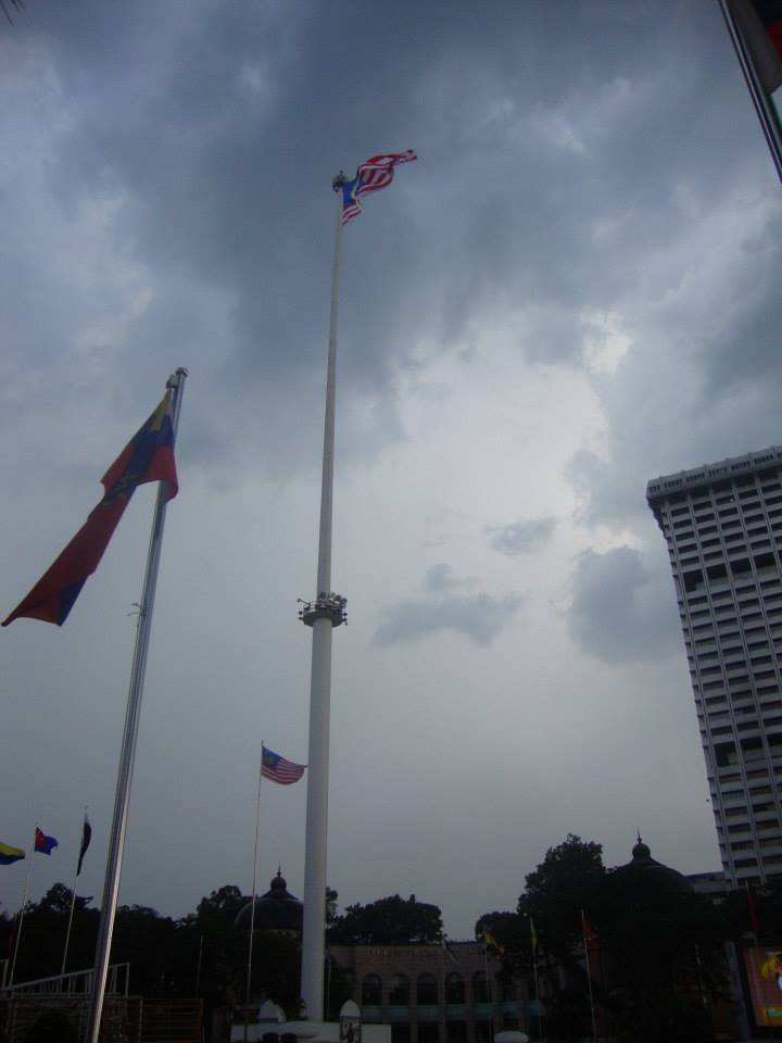 Малайзия, Пилонът с националния флаг на Малайзия

