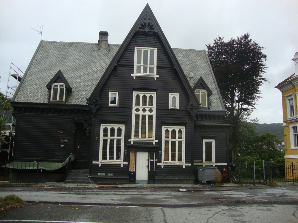 Норвегия, Берген, Характерна норвежка къща
