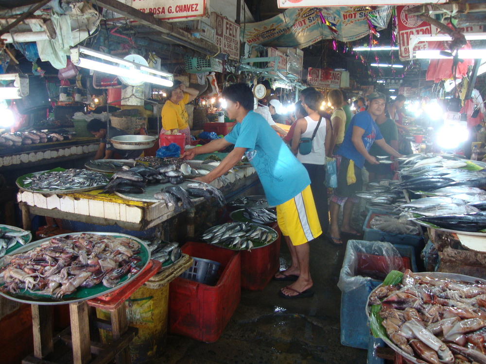 Филипини, рибният пазар
