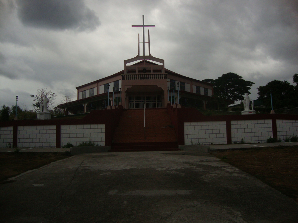 Филипини, селска църква в планината
