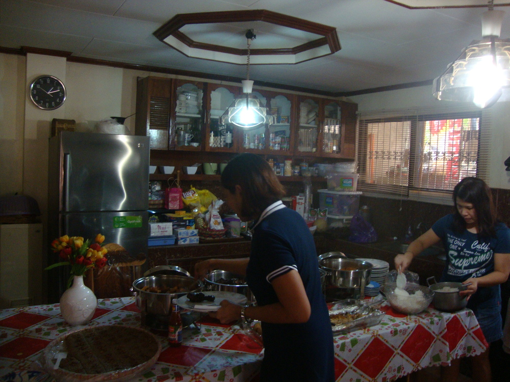 Филипините, в кухнята

