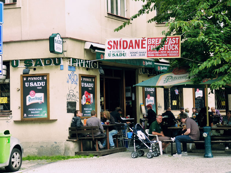 Чехия, Прага, Pivnice u Sadu
