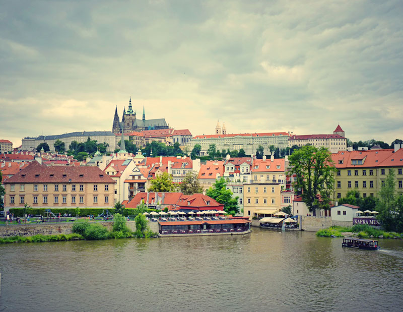 Чехия, Прага, Гледка към Пражката крепост
