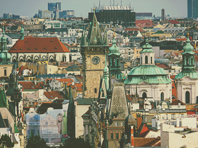 Чехия, Прага, Гледка от Метронома
