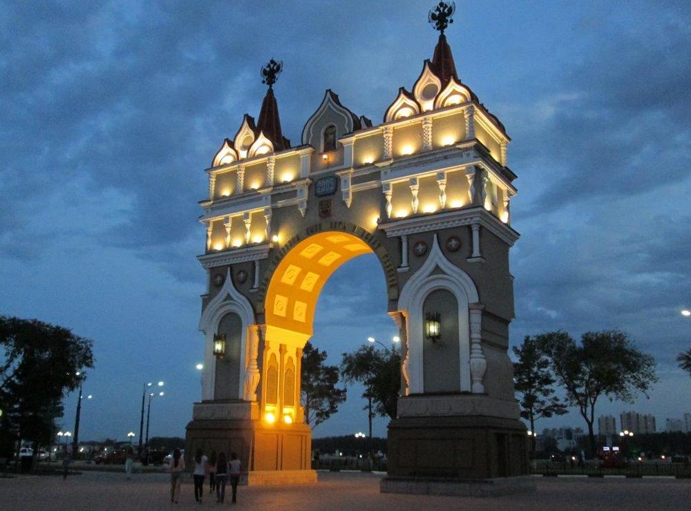 Триумфалната арка в Благовещенск
