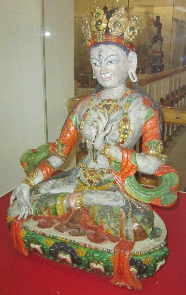 Изображения на Бялата Тара – символ на духовна чистота и мъдрост. Музея в Улан Уде.
