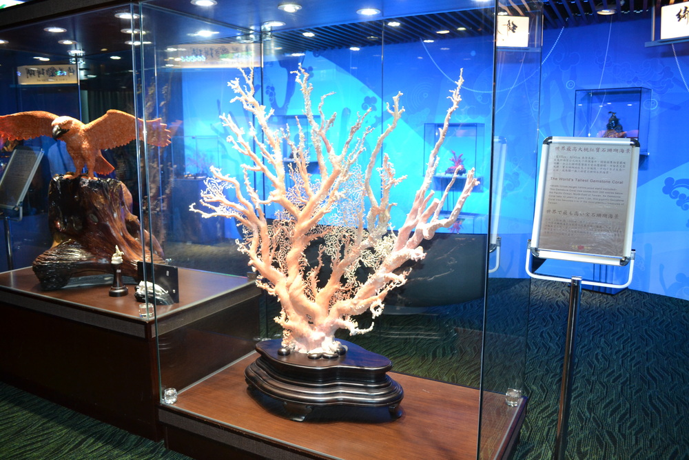 Тайван, Тайпе 101, изложбената зала с корали
