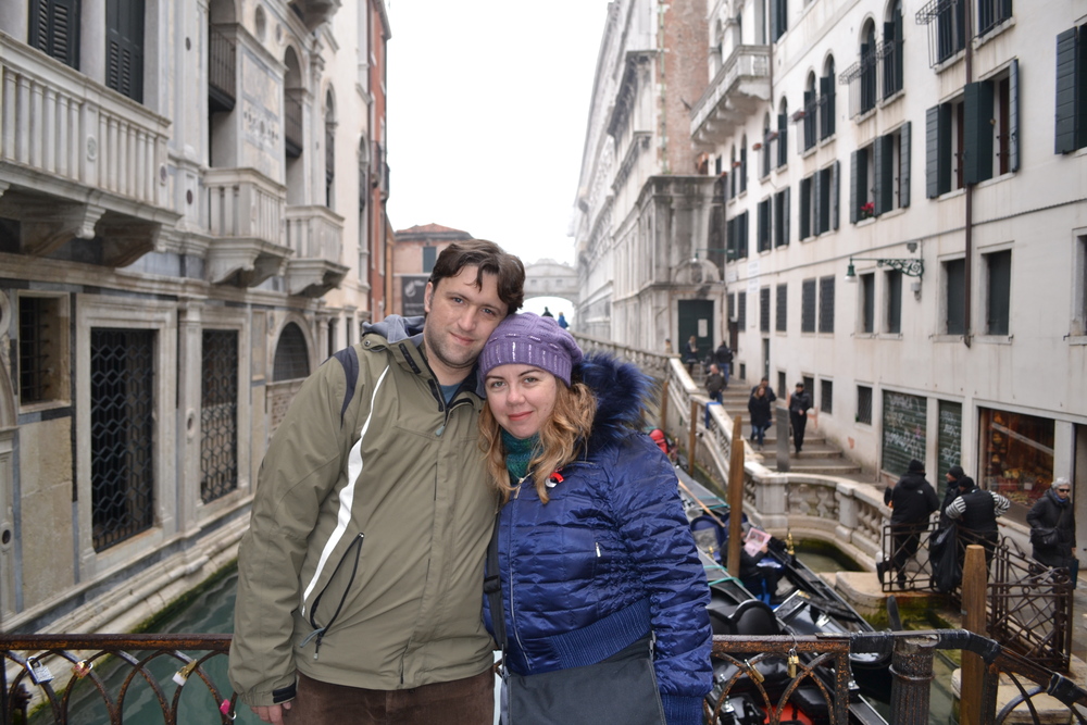 Венеция, на заден план 