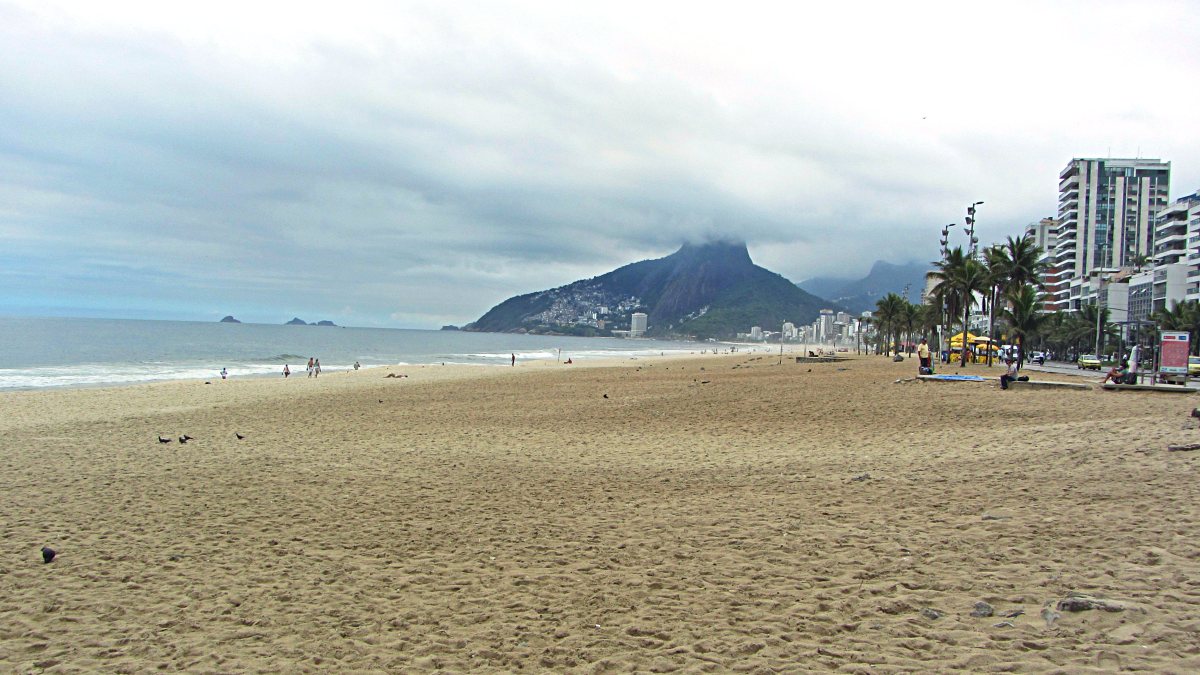 Бразилия, Рио де Жанейро, Първата снимка на плажа Ипанема
