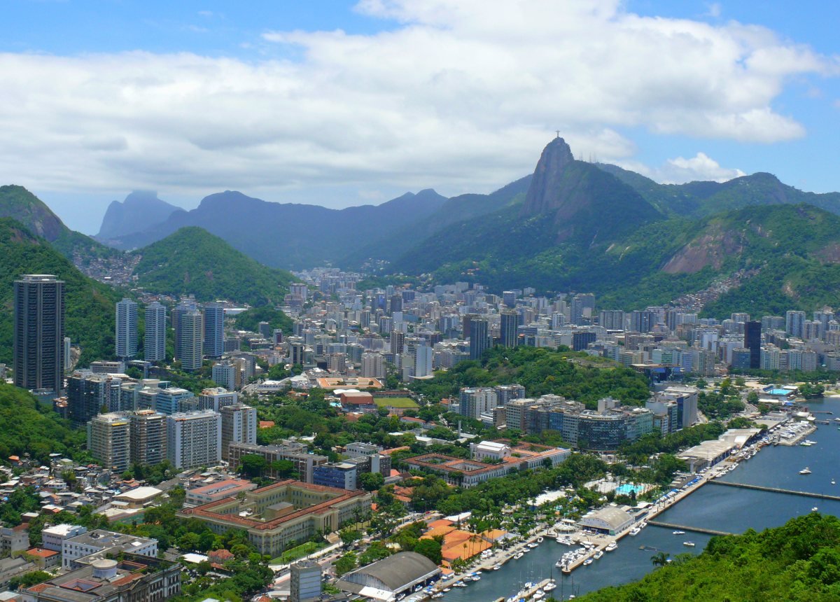 Бразилия,Рио де Жанейро, Изглед от високо
