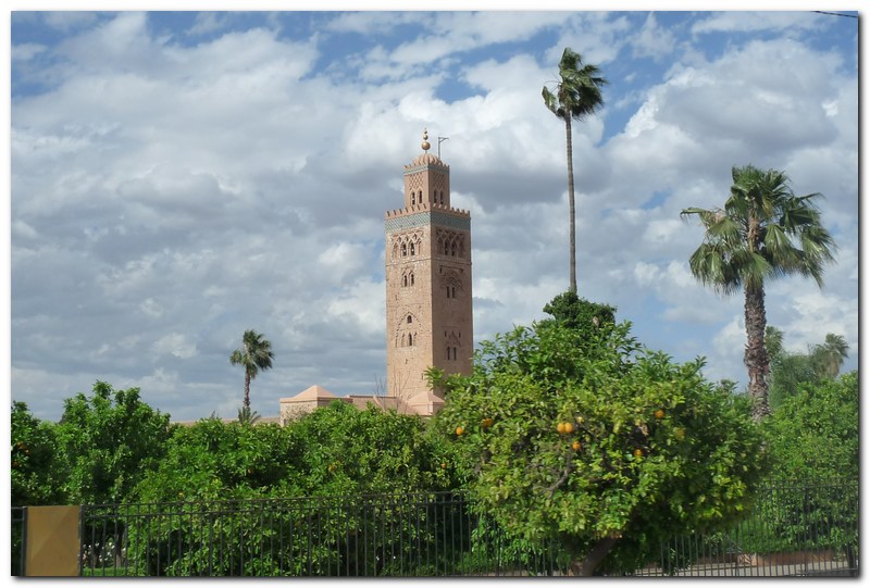 Мароко, Маракеш, дворецът Бахия
