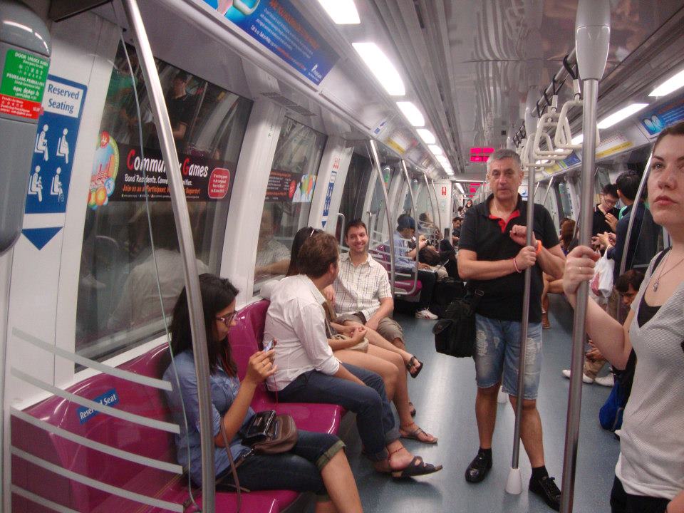 Сингапур, Вагоните на Сингапурското метро
