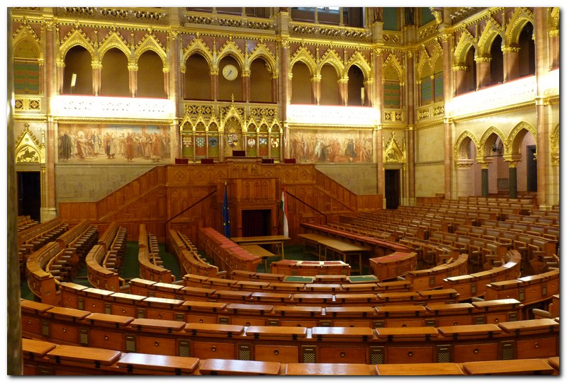 Будапеща, Парламента, интериор
