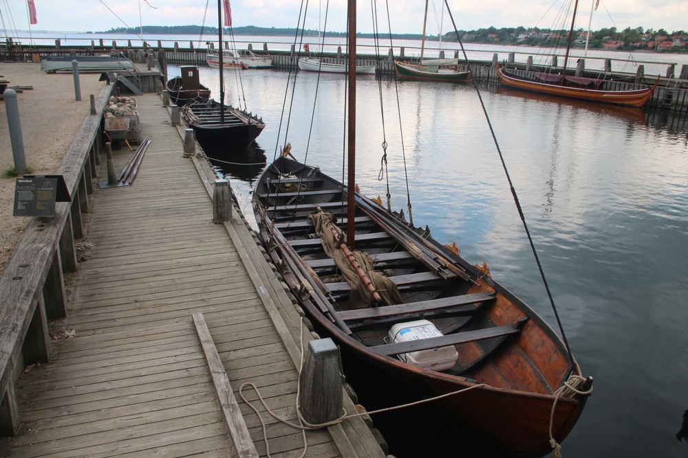 Дания, Роскилде, пристанището с викингските кораби
