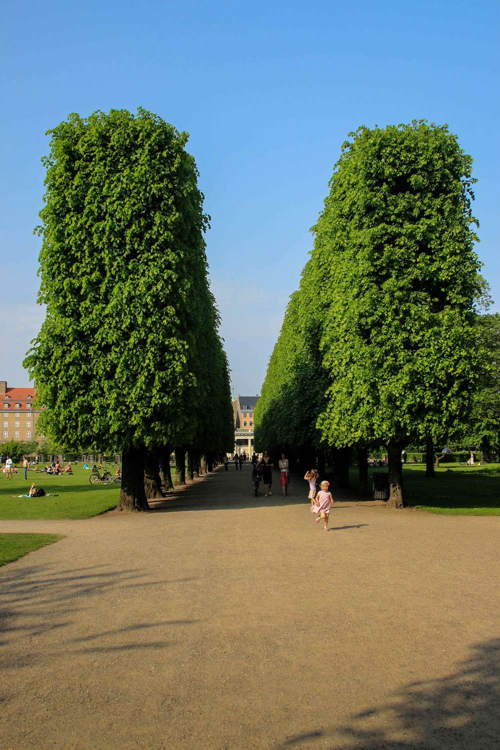 Дания, Копенхаген, дворец Rosenborg castle, градините
