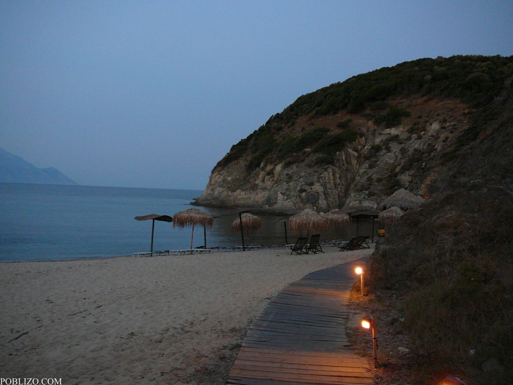 Гърция, бар на плажа
