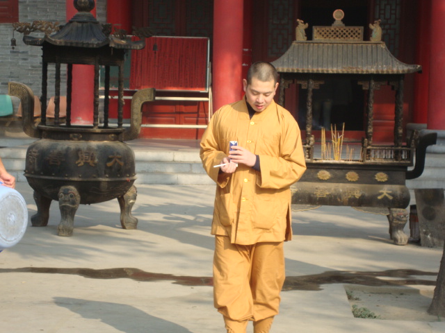 Китай, Сиан, Будистки монах
