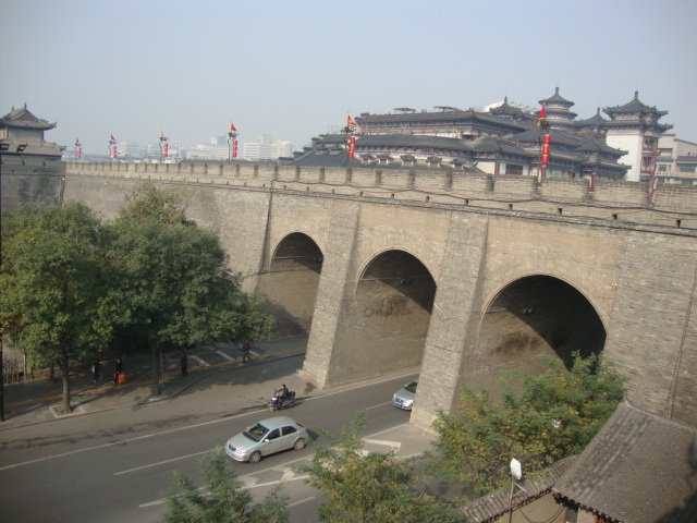 Китай, Сиан, Градската стена
