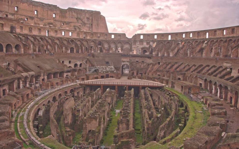 Италия, Рим, Трибуните на арената, Колизеум
