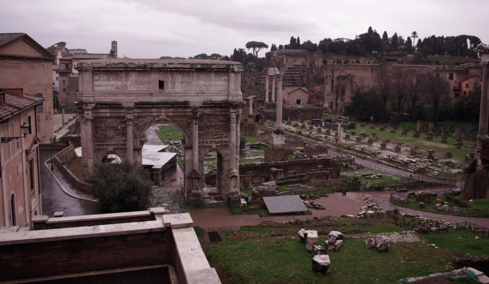 Италия, Рим, Части от Римския Форум
