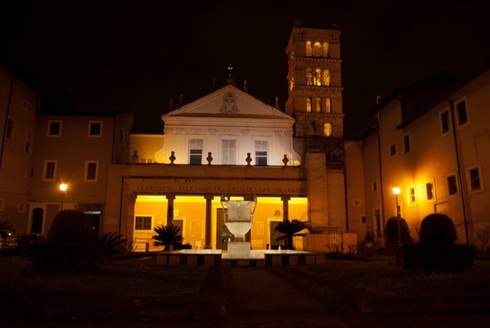 Италия, Рим, Църквата Санта Мария в Трастевере
