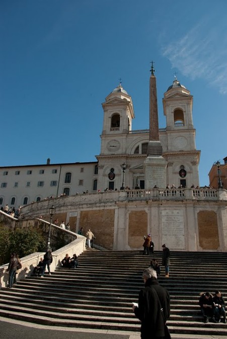 Италия, Рим, Църквата Trinità dei Monti
