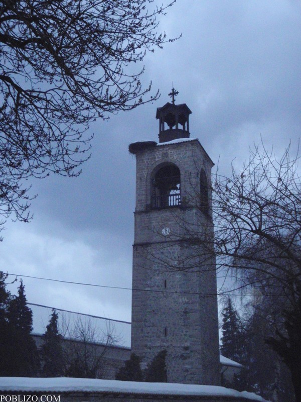 Банско, камбанарията на църквата в Банско
