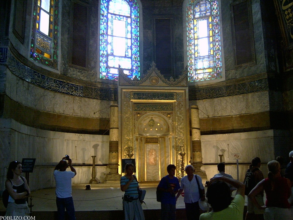 Истанбул,олтарът в Света София
