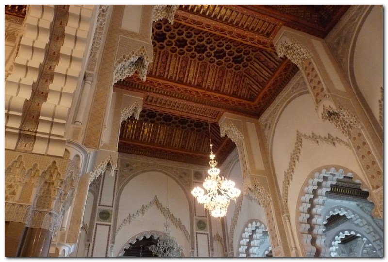 Мароко, Казабланка, интериор на джамията Хасан ІІ
