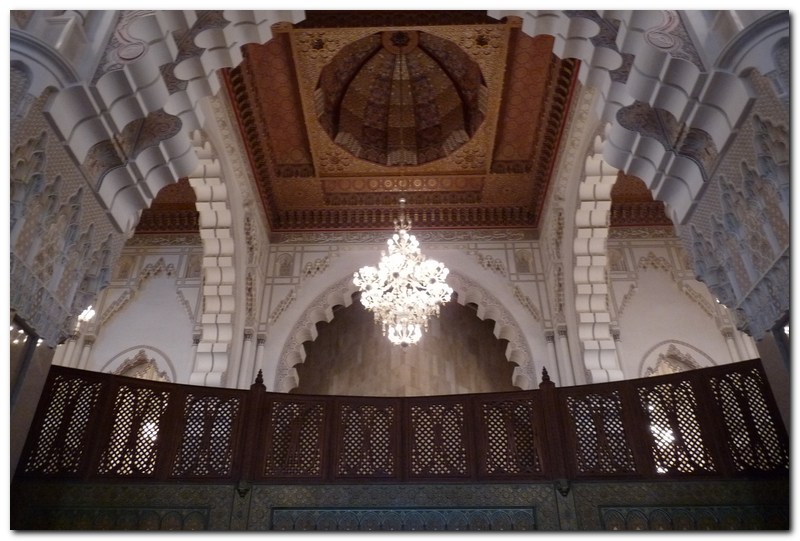 Мароко, Казабланка, интериор на джамията Хасан ІІ
