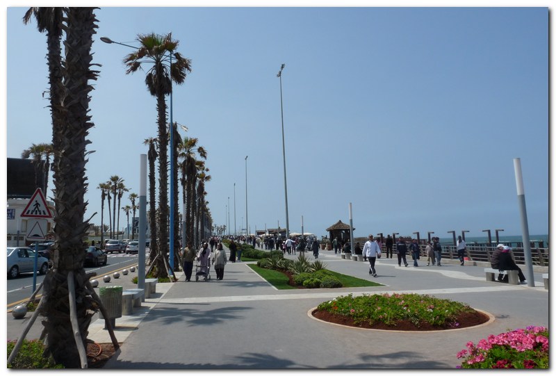 Мароко, Казабланка, крайбрежния булевард
