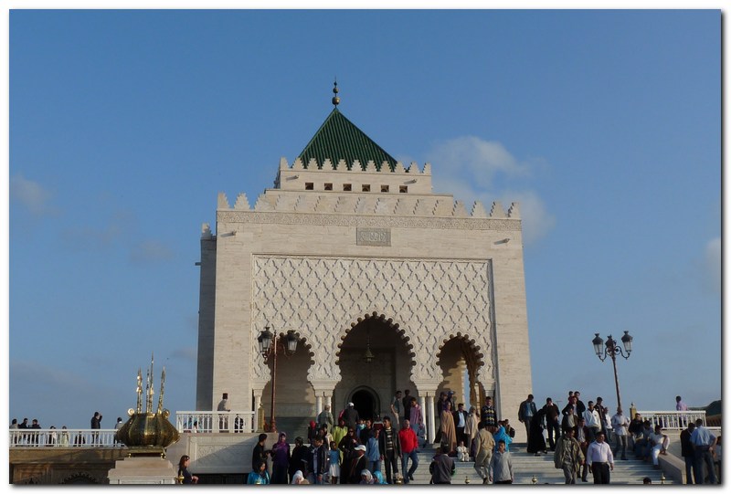 Мароко, Рабат, мавзолей на Мохамед V
