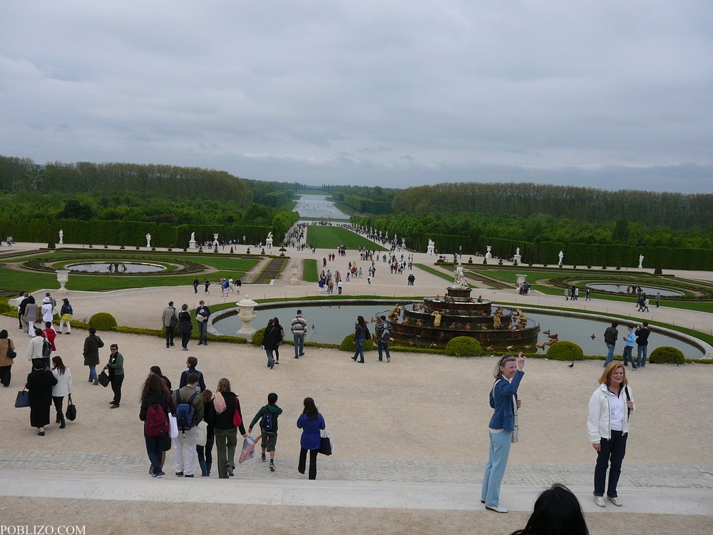 Изглед към парка на двореца Версай
